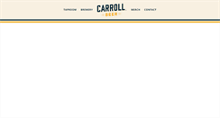 Desktop Screenshot of carrollbrewing.com